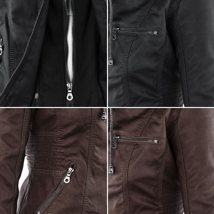 Sophie - Durable and Elegant Leather Jacket