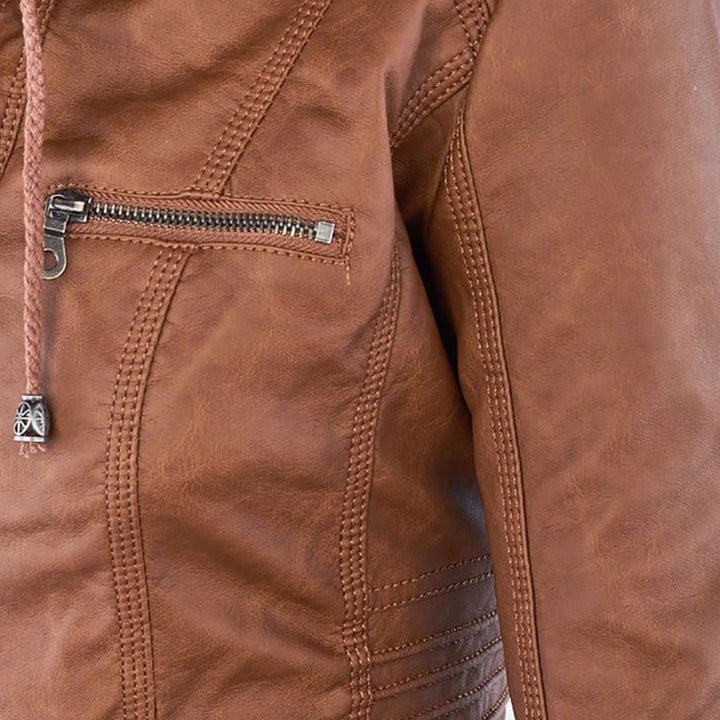 Sophie - Durable and Elegant Leather Jacket