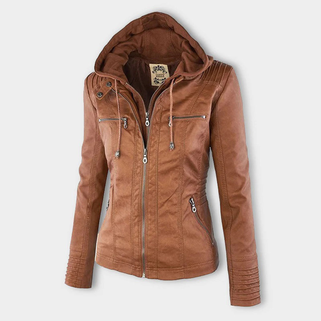 Sophie - Durable and Elegant Leather Jacket
