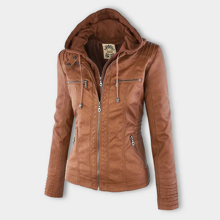 Sophie - Durable and Elegant Leather Jacket