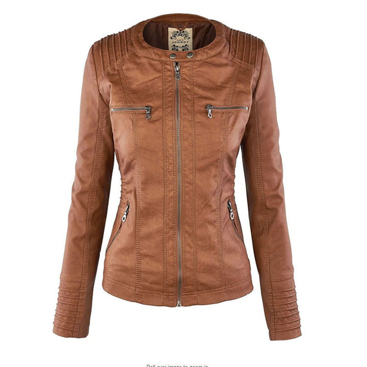 Sophie - Durable and Elegant Leather Jacket