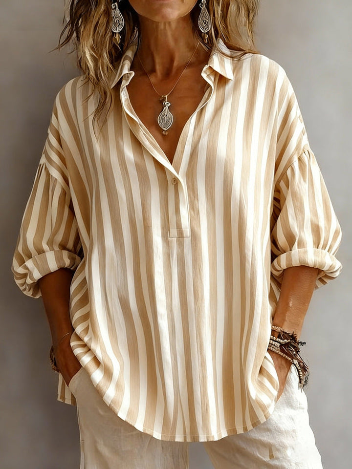 Ava | Striped Elegant Shirt