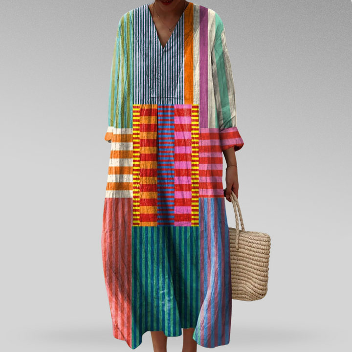 Emily | Geometric comfort dress