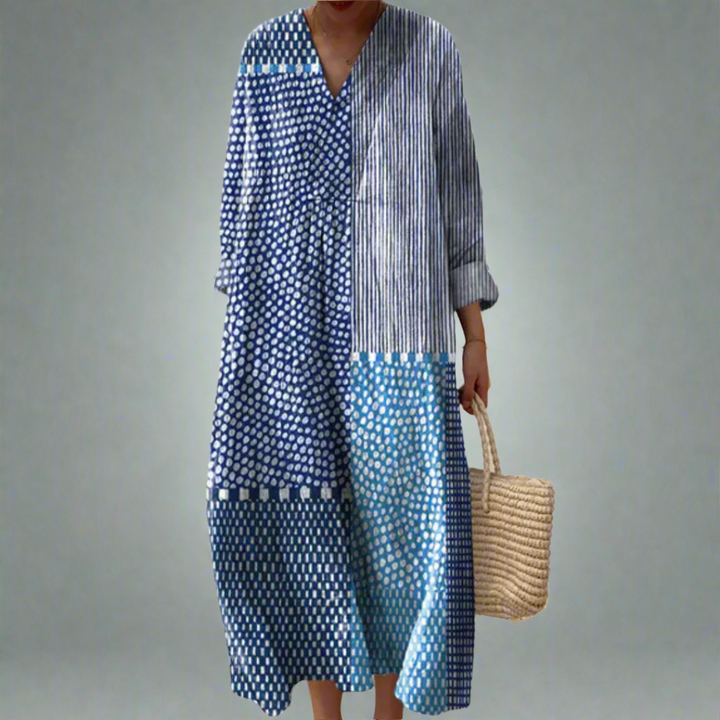 Sarah | Elegant geometric dress