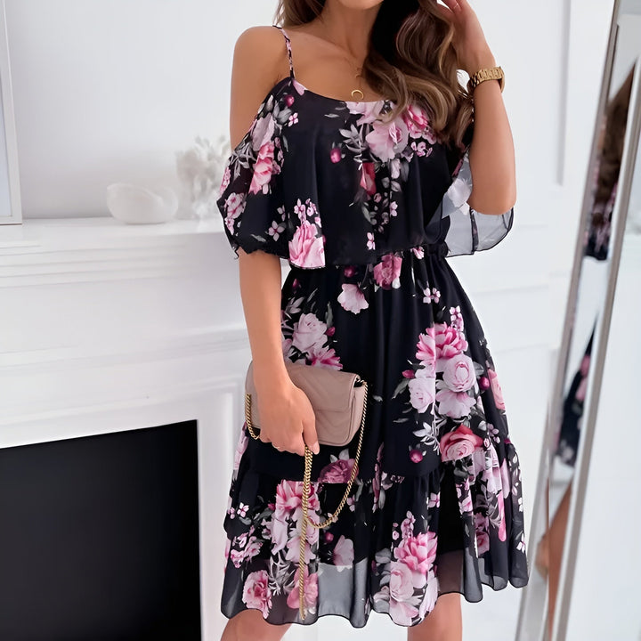 Berry | Elegant flower dress