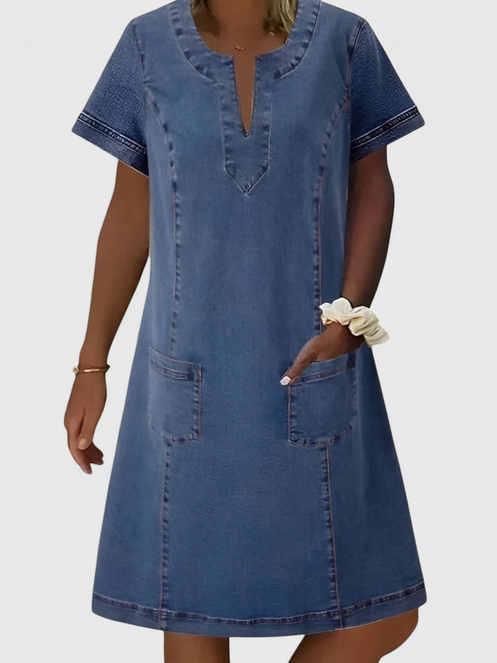 Sophie | Elegant Denim Dress
