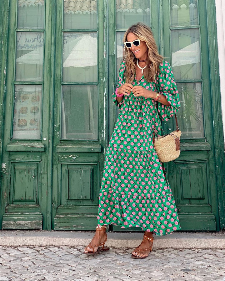 Sylvie - long bohemian dress