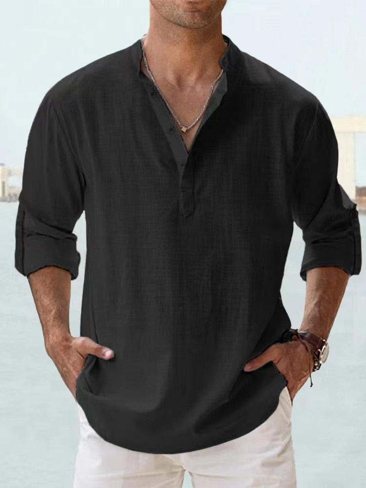 James | Breathable Linen Shirt