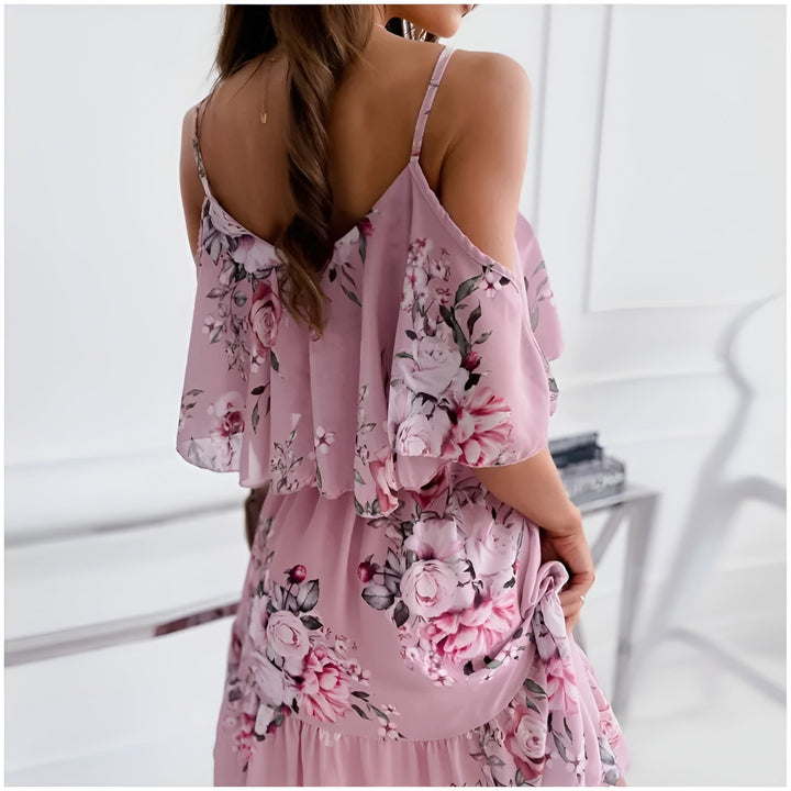 Berry | Elegant flower dress