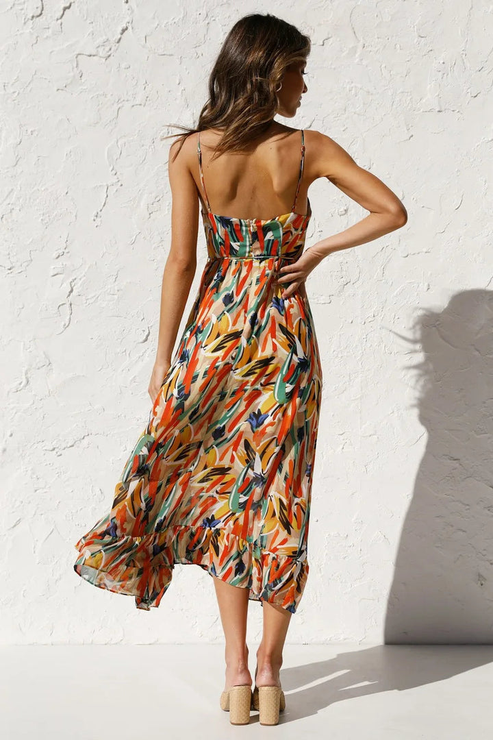Serene - printed dress
