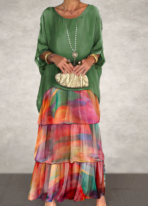Clara | Stylish Flowy Maxi Dress