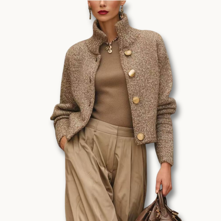 Adeline | Tailored Wool-Blend Jacket