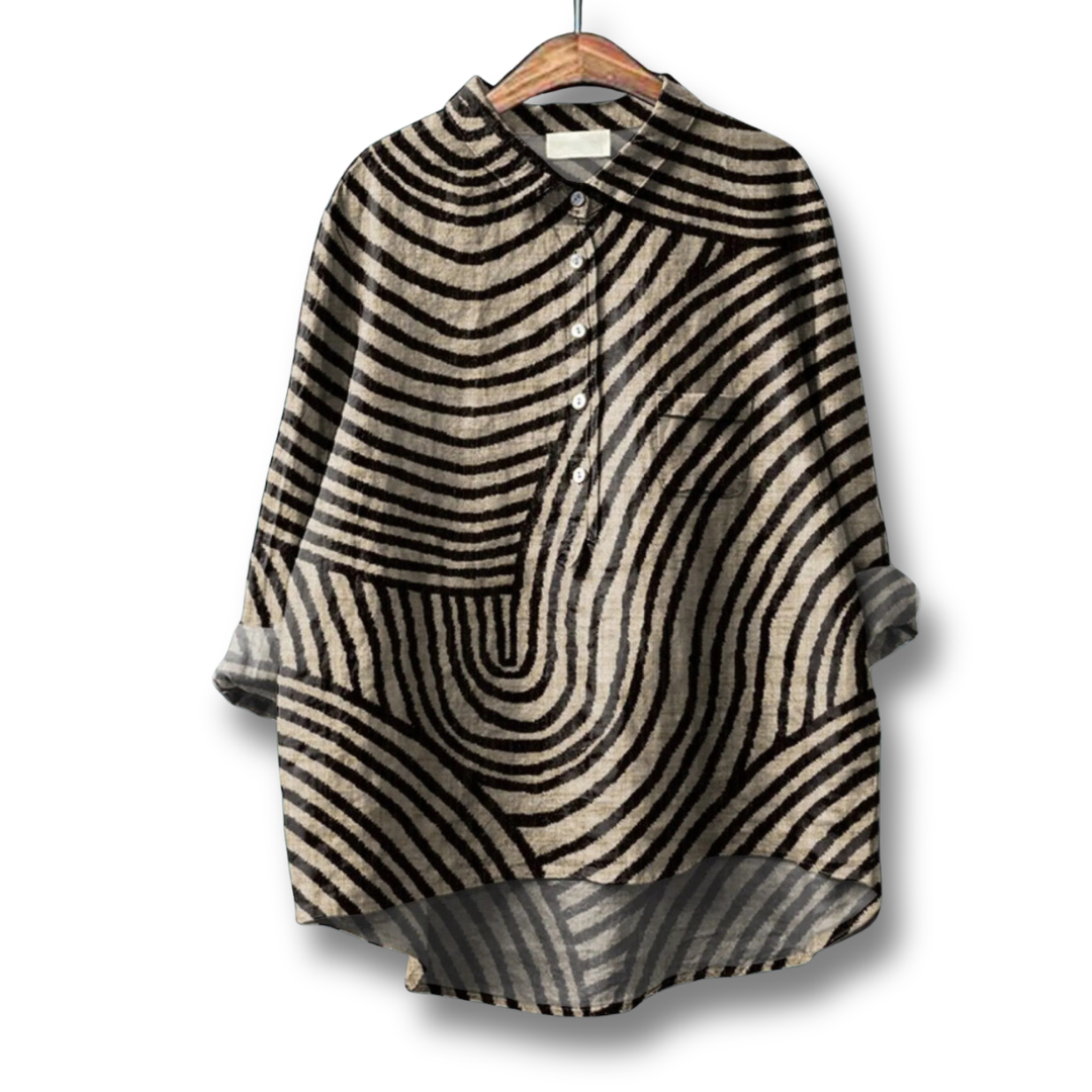 Zoe | Artistic relaxed breathable shirt