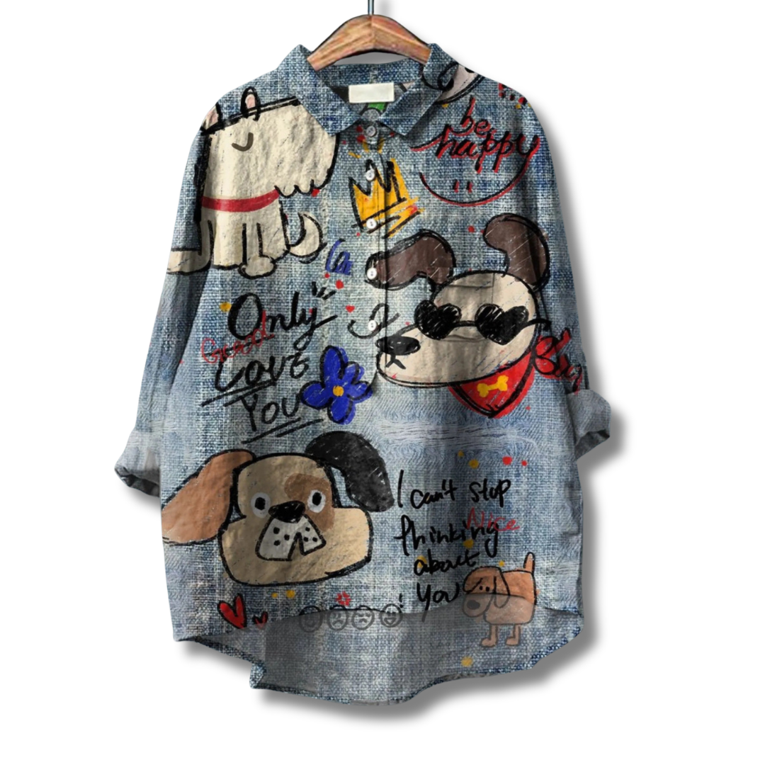 Chloe | Relaxed style artistic shirt