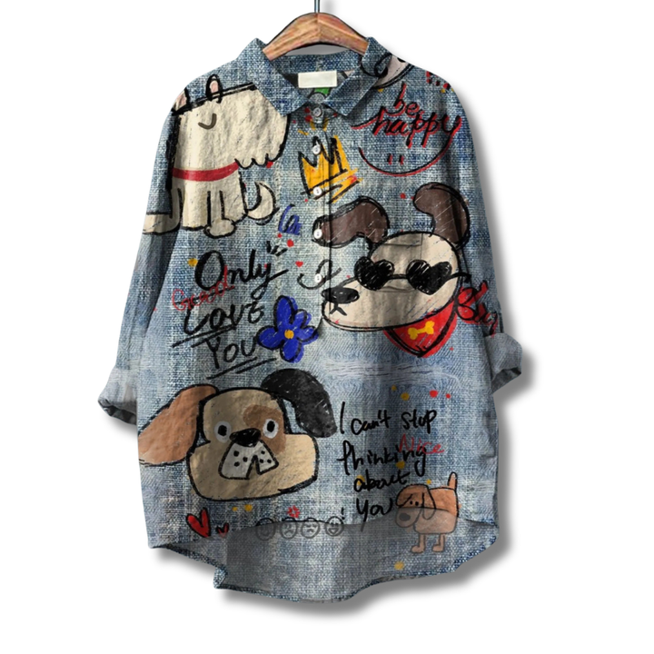 Chloe | Relaxed style artistic shirt
