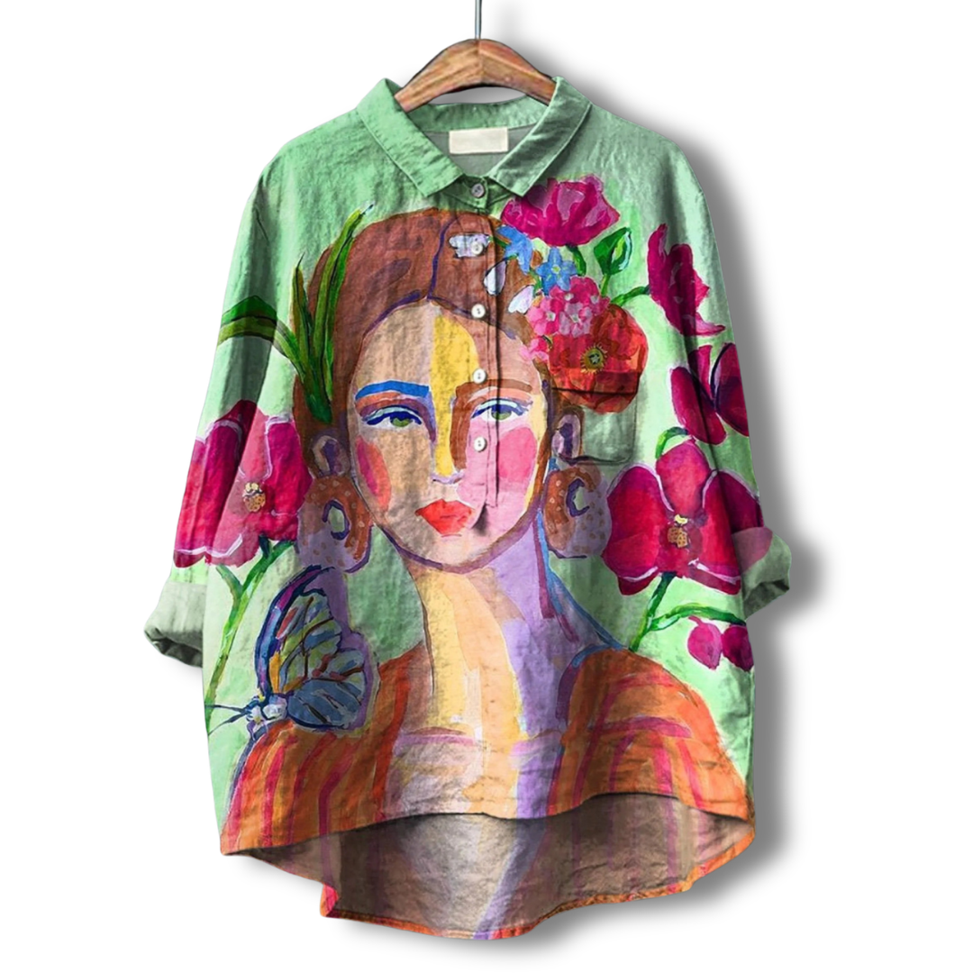 Camila | Lightweight artistic daily shirt
