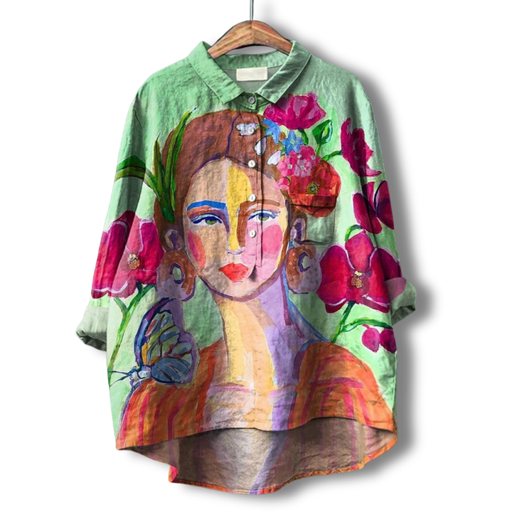 Camila | Lightweight artistic daily shirt