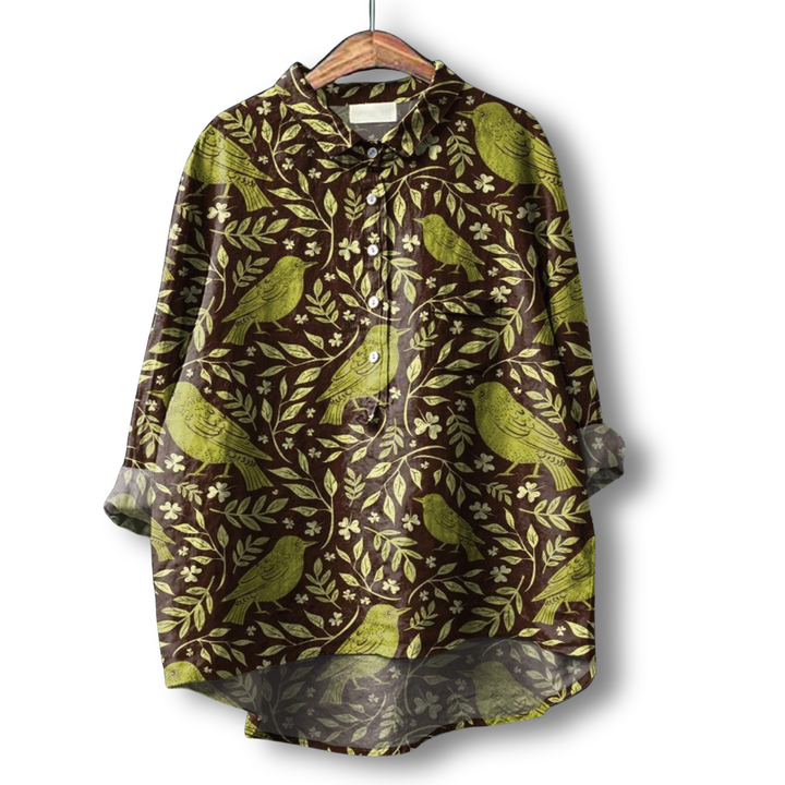 Violet | Soft artistic breathable shirt