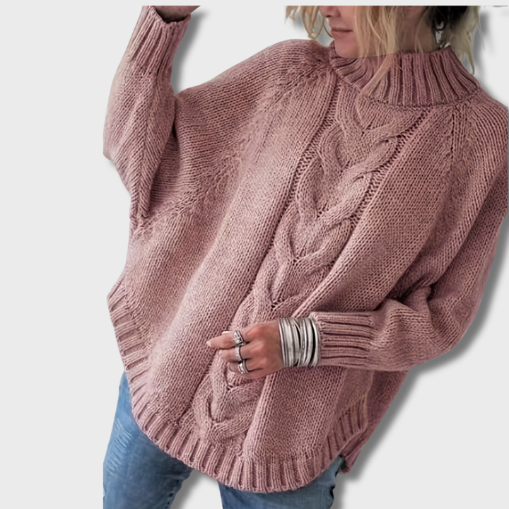 JANET - LOOSE TURTLENECK SWEATER