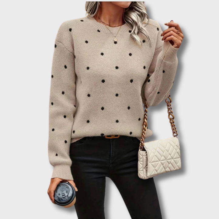 AMILA -  DOTTED HARMONY PULLOVER