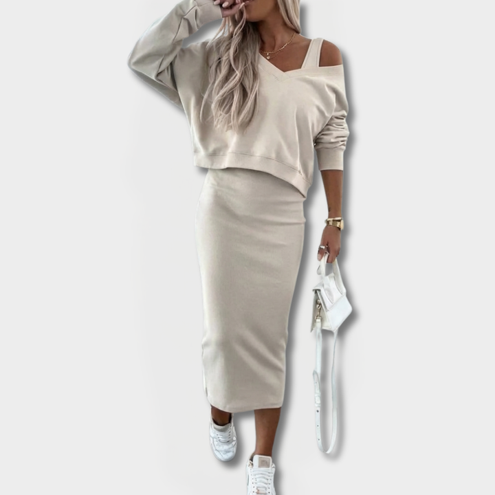 Edith | Top with dress