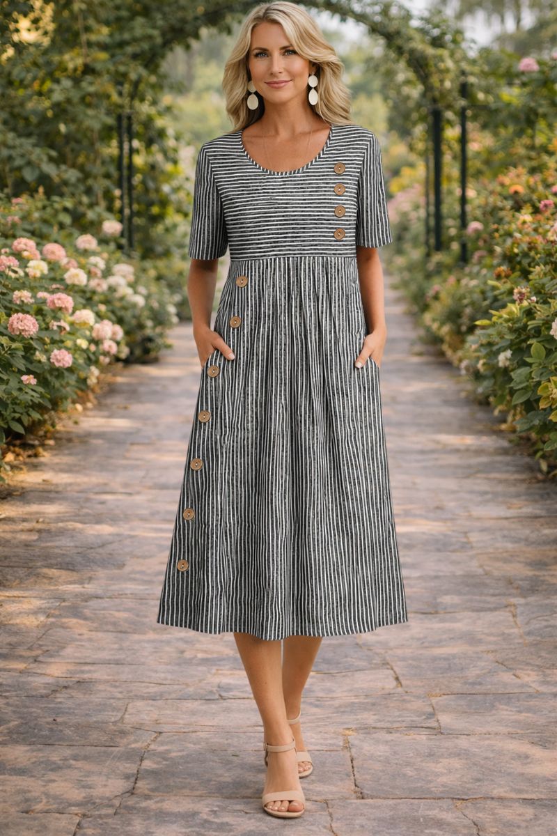 Emily | Elegant Flowy Comfort Dress