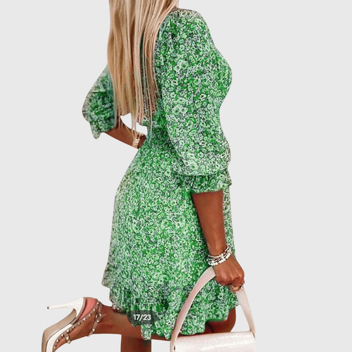 Sophie | Floral Puff Sleeve Dress