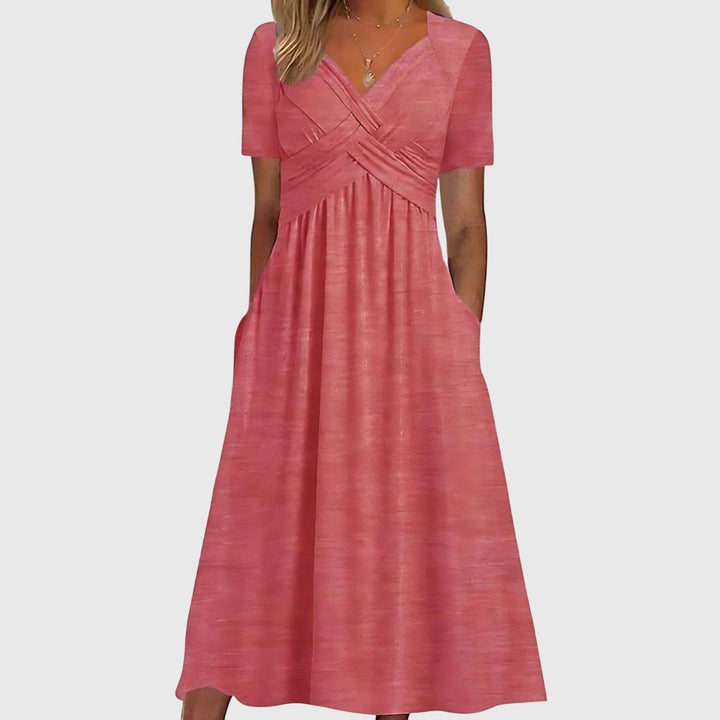 Sophie | Midi Dress with Tummy Control