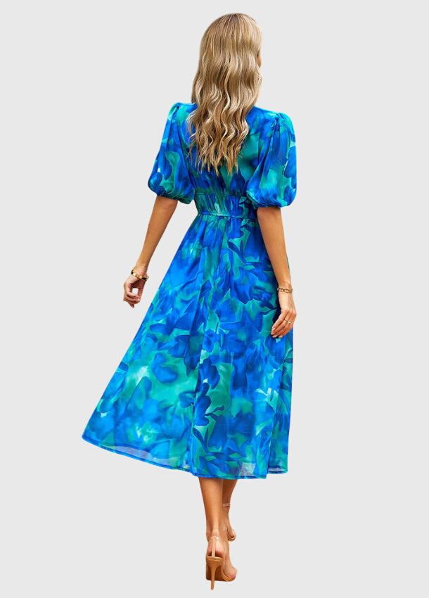 Sophie | Flattering Floral Midi Dress