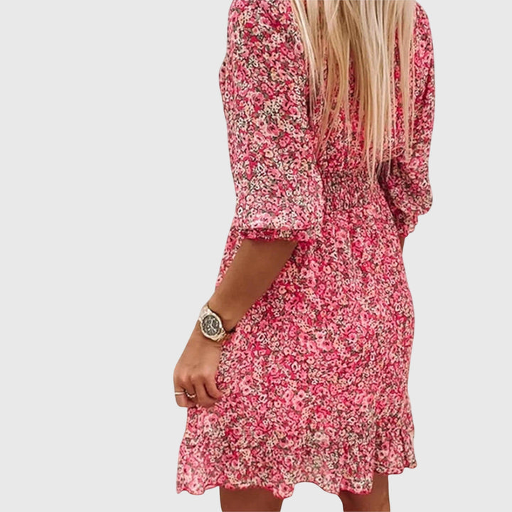 Sophie | Floral Puff Sleeve Dress