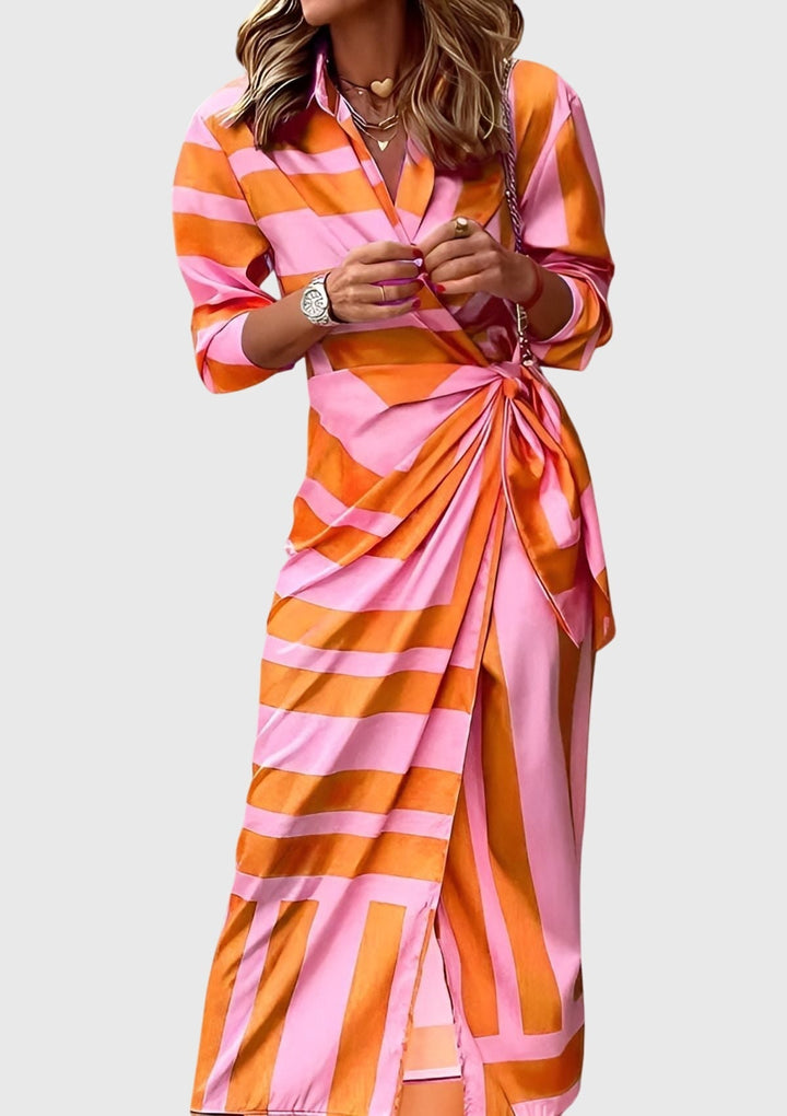 Sophie | Elegant Wrap Dress with Print