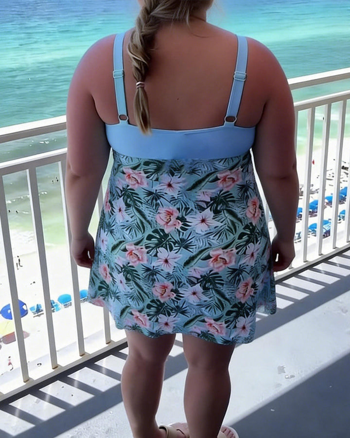 Printed swimsuit, comfortable fit