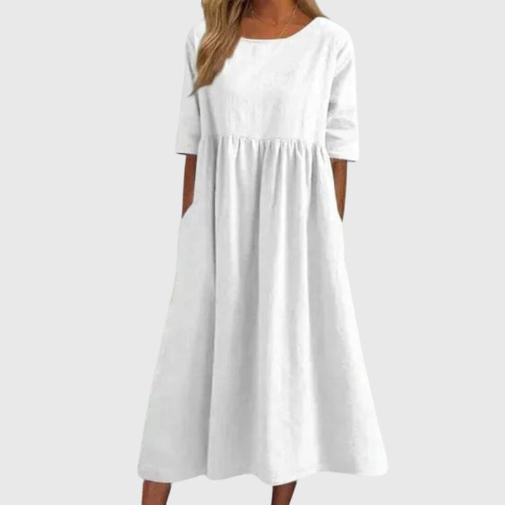 Sophie | Elegant Short-Sleeved Dress