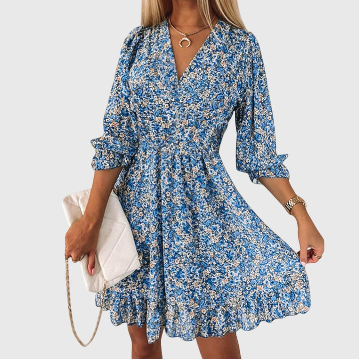 Sophie | Floral Puff Sleeve Dress
