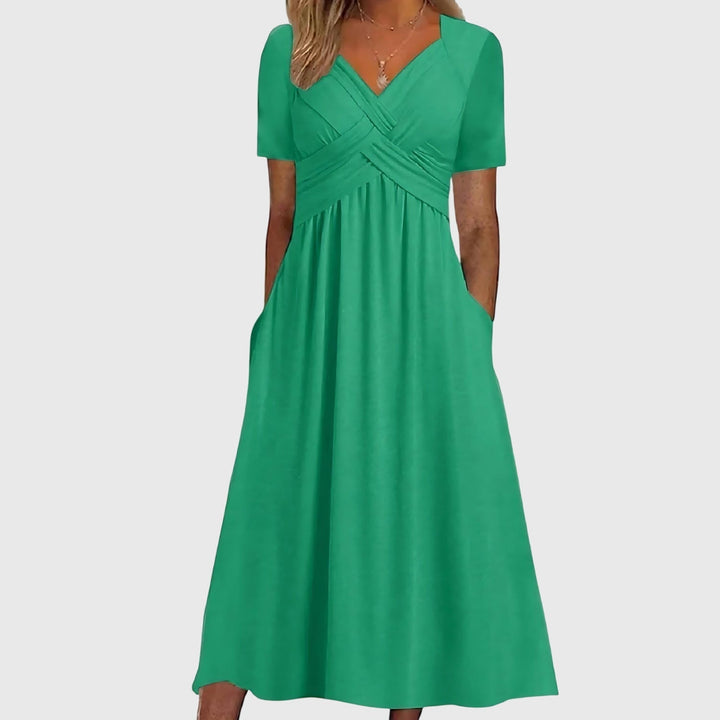 Sophie | Midi Dress with Tummy Control