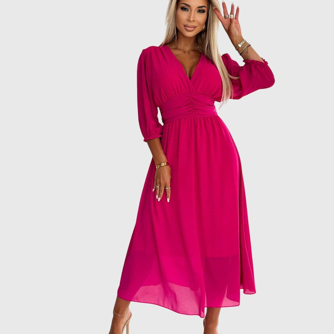 Sophie | Lightweight Silky Chiffon Dress