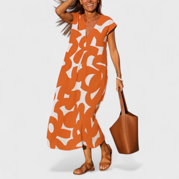 Sophie | Flowing V-Neck Dress
