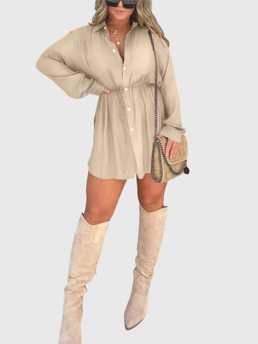 Sophie | Elegant Romper Dress