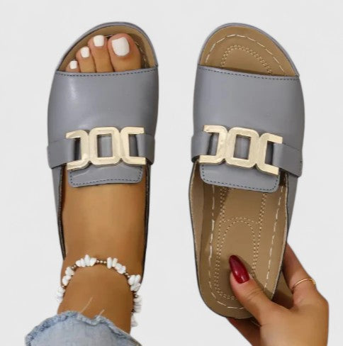 Monroe | Luxe Buckle Sandals