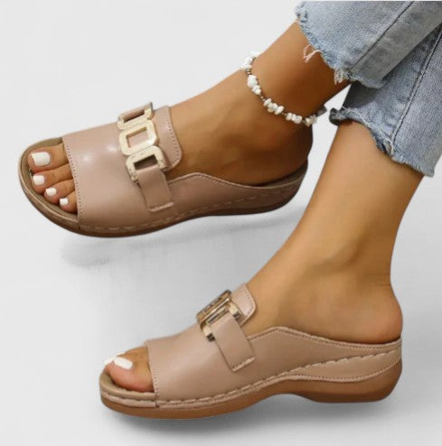 Monroe | Luxe Buckle Sandals