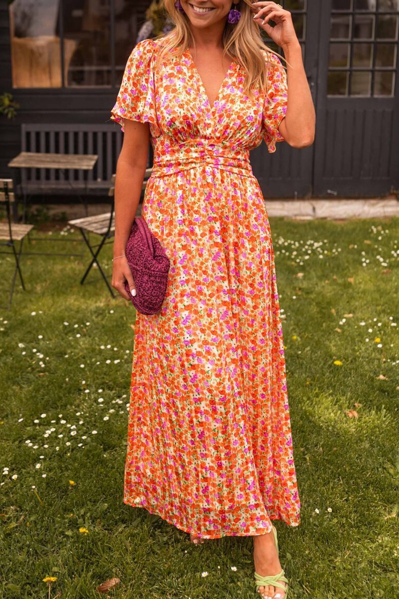Pauline - long floral dress