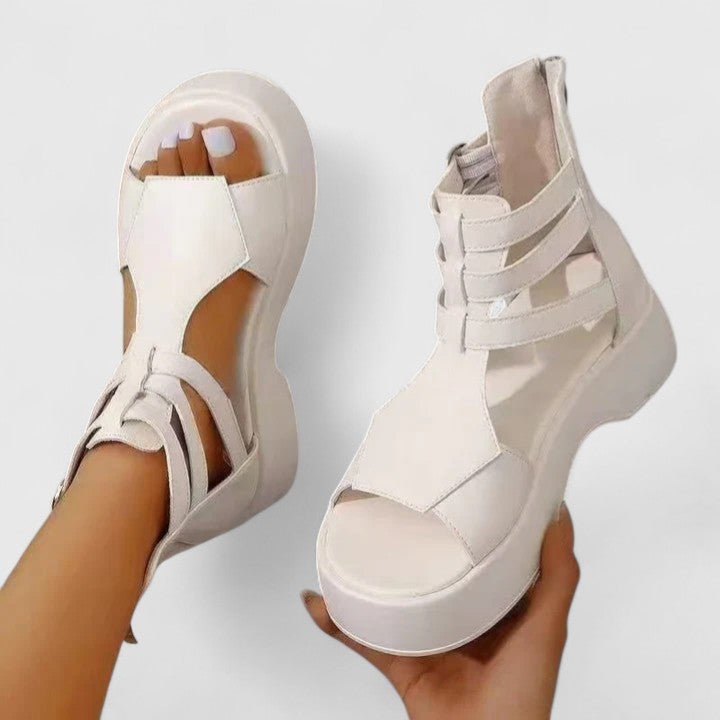 Brianna | Platform Buckle Sandals