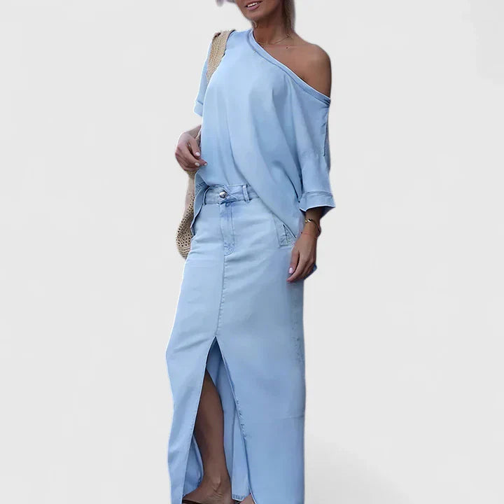 Sophie | Elegant Maxi Skirt Set