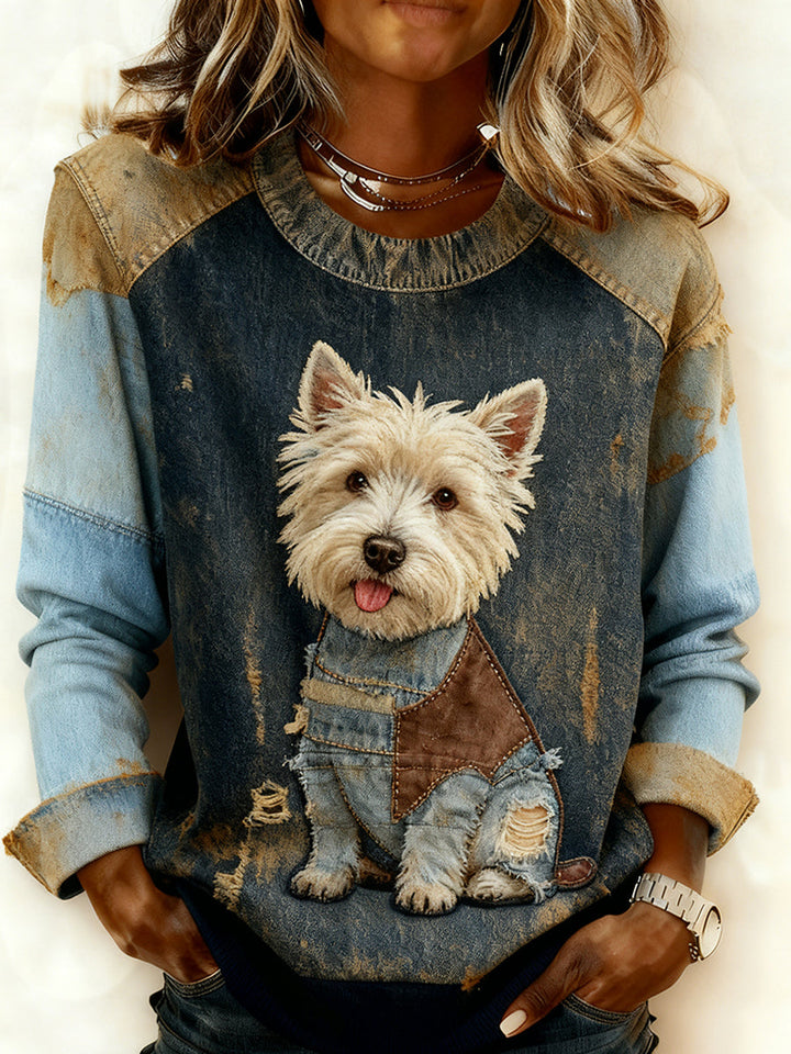 Nora | Long sleeve animal top